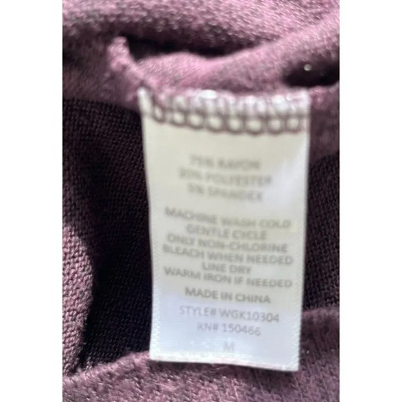 Mix by 41Hawthorn Stitch Fix Purple Dolman Top M - Picture 5 of 5